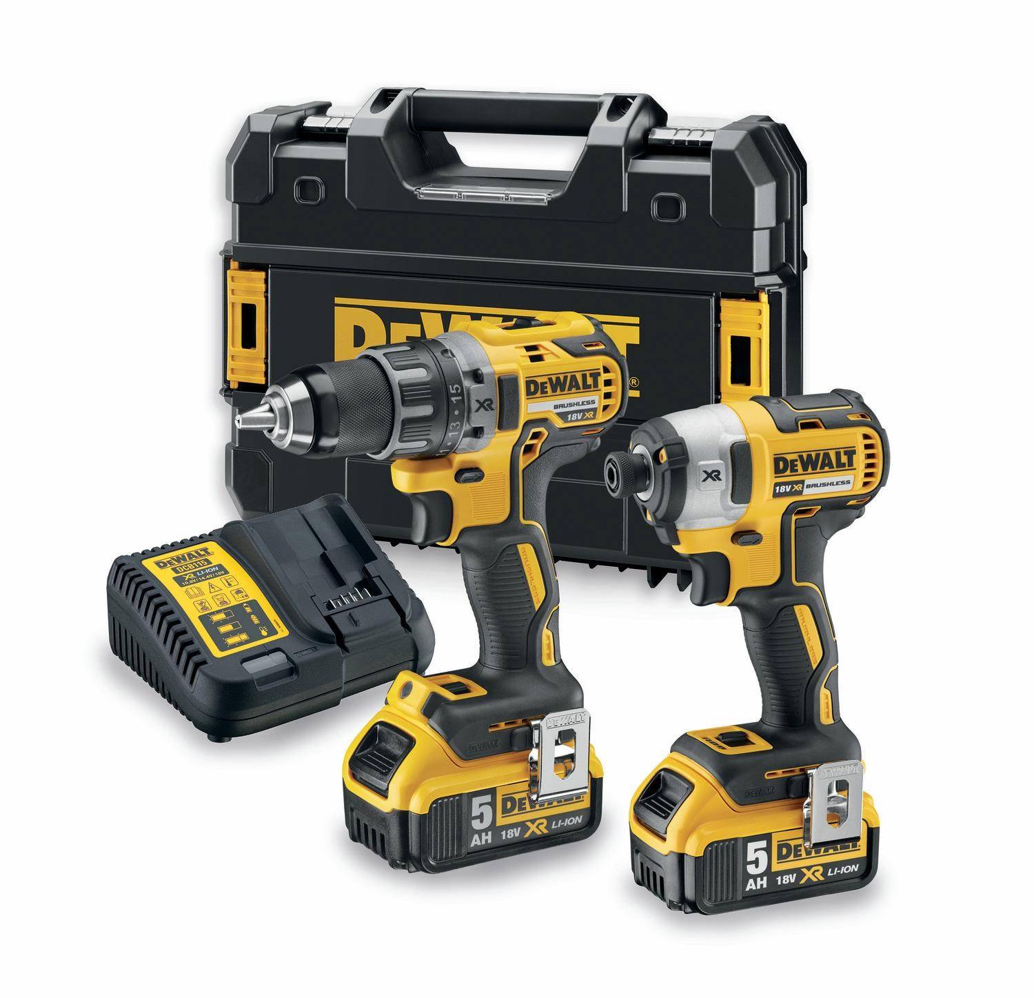 Dewalt DCK268P2T-QW 18V XR Kombokit boremaskine og slagskruetrækker