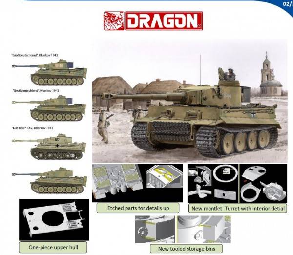 Tiger I Early Production Battle of Kharkov 1/35