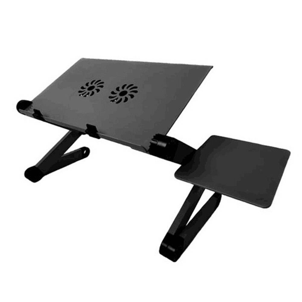Vikbart bord av aluminiumlegering bärbar dator skrivbord bärbar justerbar bärbar datorstativ ergonomisk bärbar tv-säng lapdesk pc bord skrivbord - 03