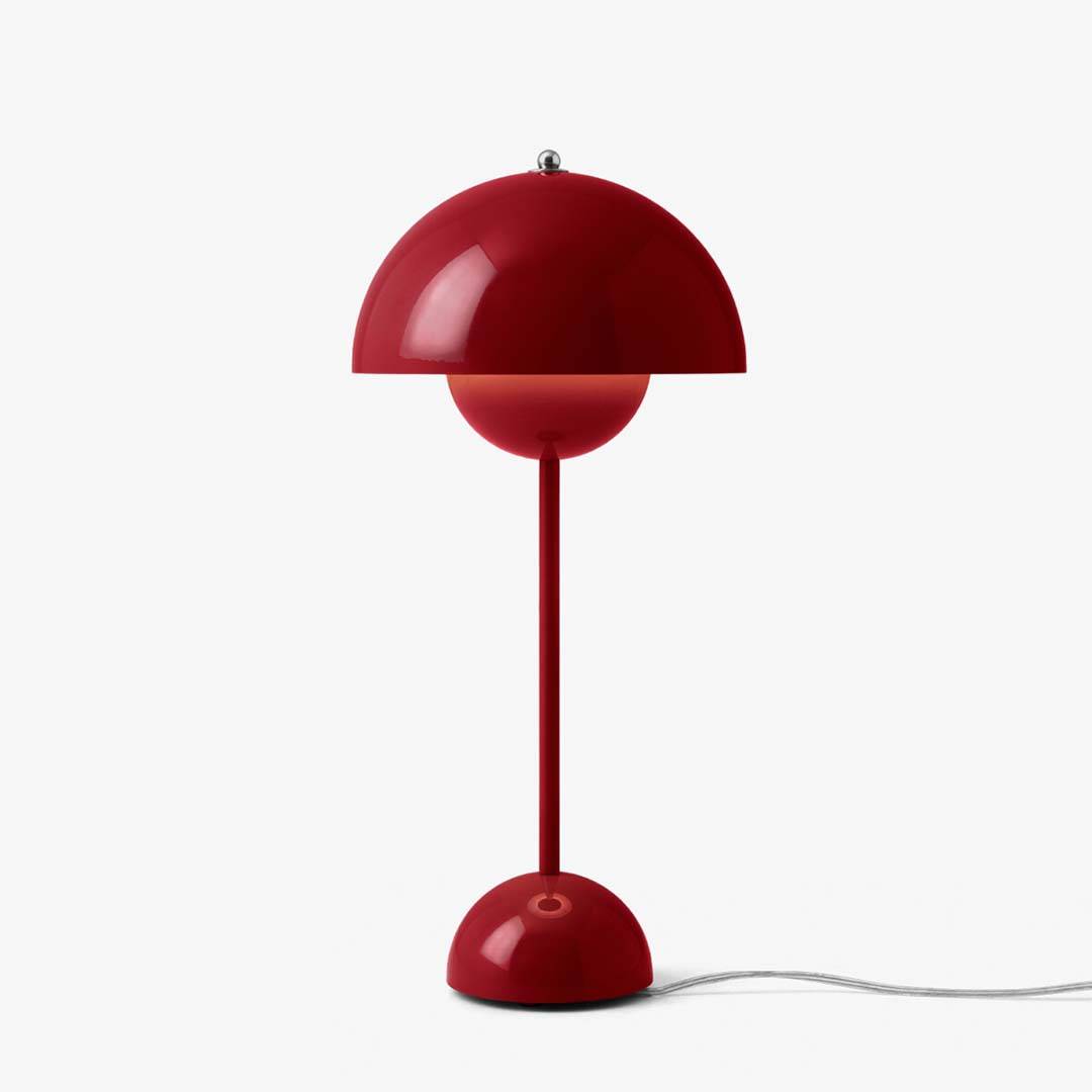 Bordslampa Flowerpot VP3 - Vermillion red