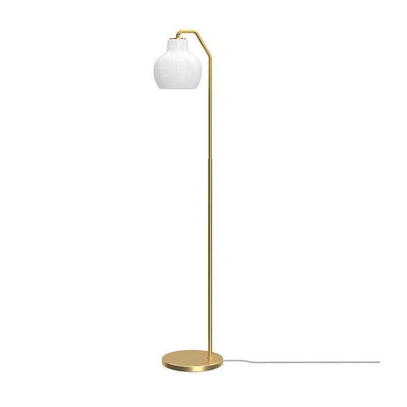 Louis Poulsen VL Ring Crown golvlampa opalglass/brass