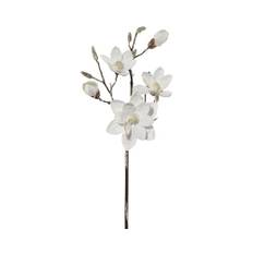 Konstgjord blomma magnolia med snö 92cm
