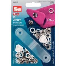 Prym Tryckknappar för jersey 10 mm Vitfärgad ring