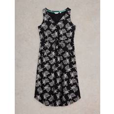 White Stuff White Stuff Black Heidi 100% Cotton Jersey Dress