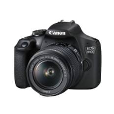 Canon EOS 2000D - Digitalkamera - SLR - 24.1 MP - APS-C - 1080p / 30 fps - 3x optisk zoom EF-S 18-55 mm IS STM og EF 50 mm f/1.8 STM objektiver - Wi-