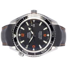 Omega Seamaster Planet Ocean 45.5, Sort, Stål, Læder