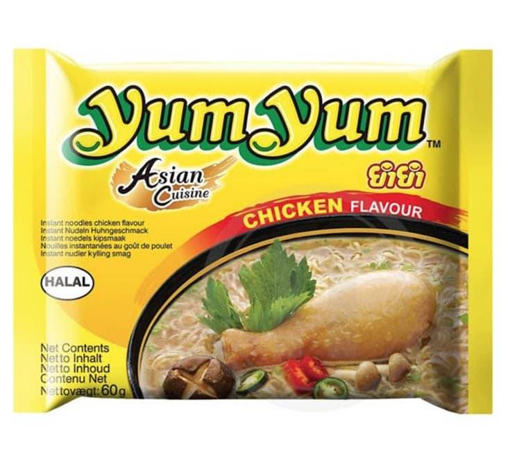 Yum Yum Instant Noodles Kylling