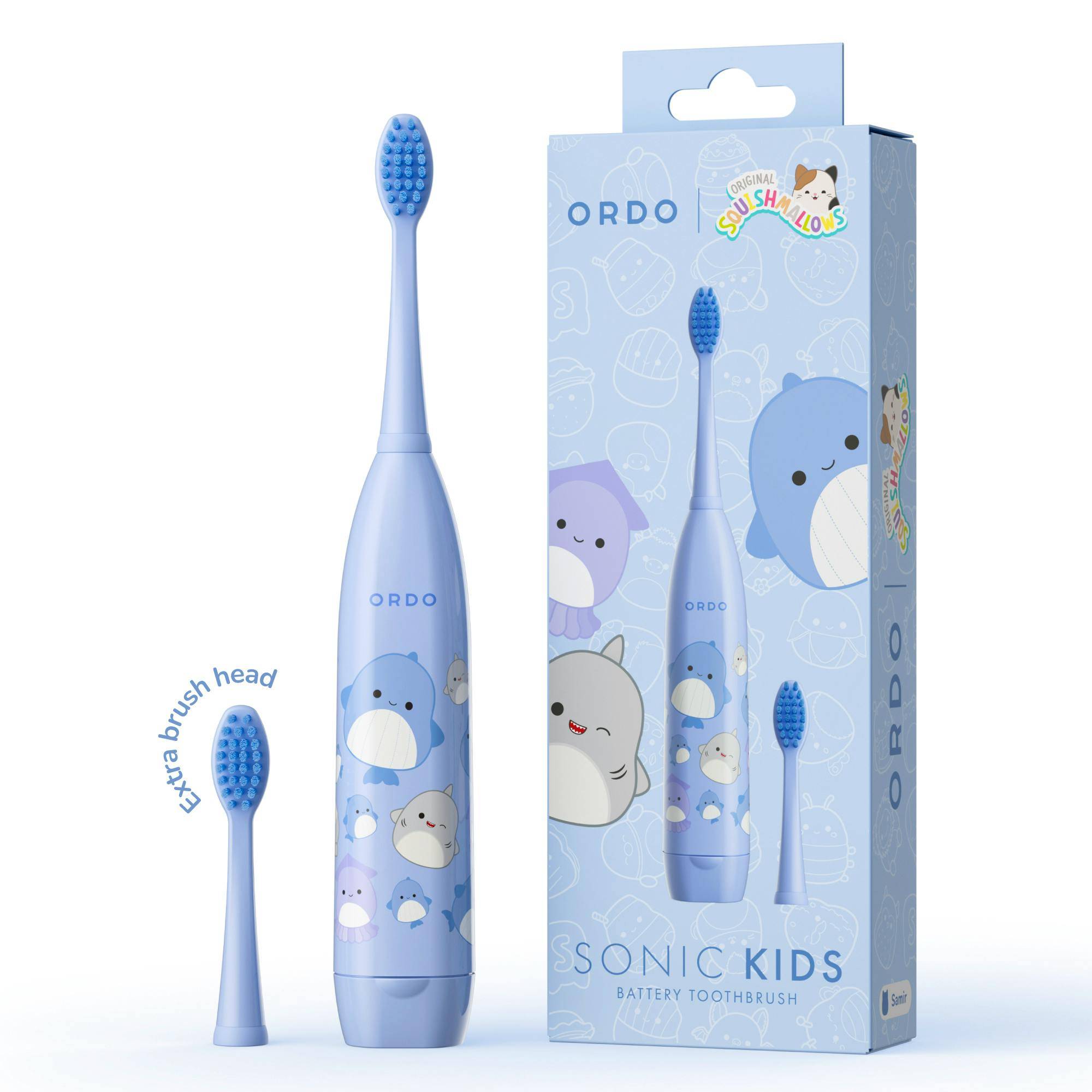 Ordo Sonic Kids Battery Toothbrush Squishmallows Samir 1 st
