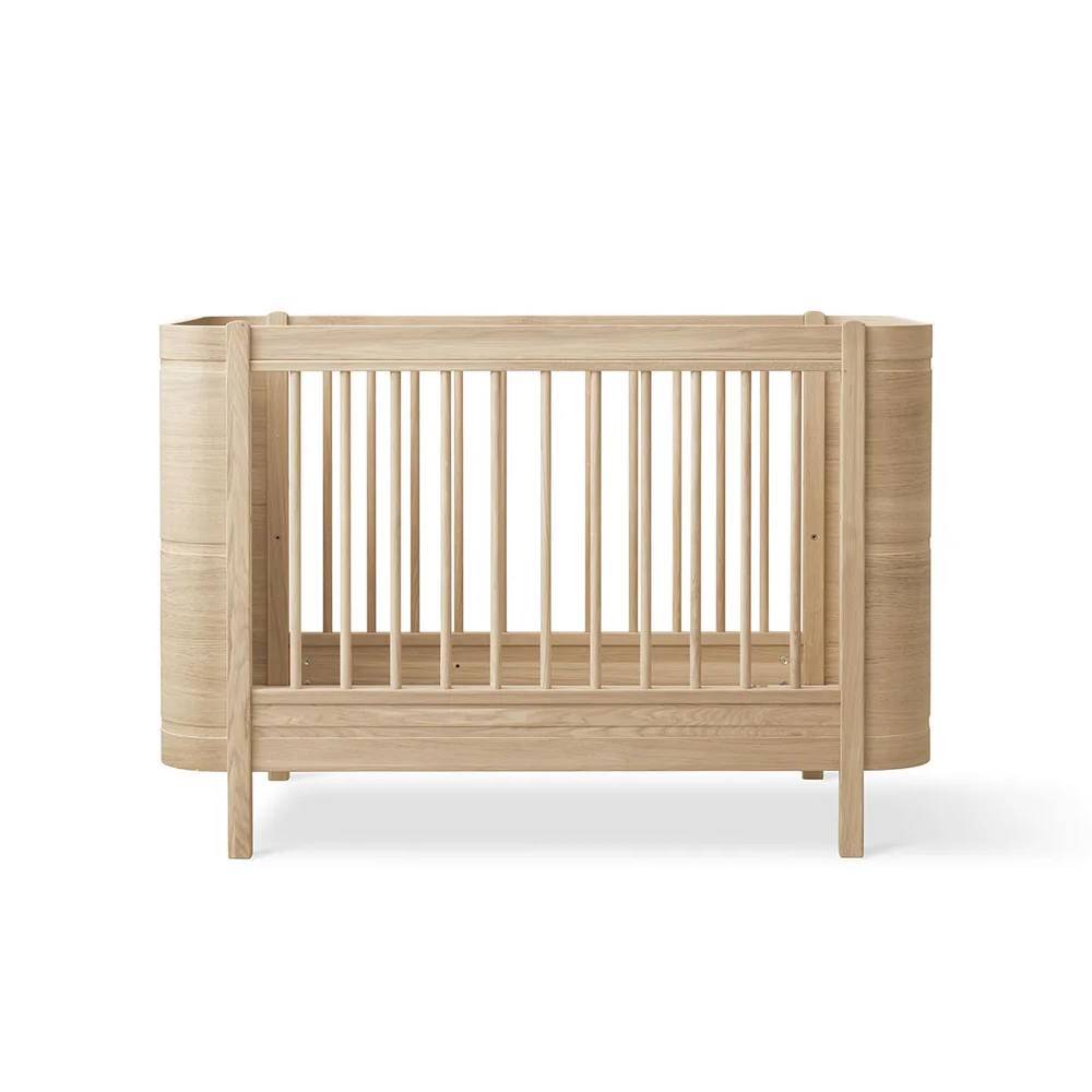 Spjälsäng Wood Mini+ ink. Juniorkit Ek Oliver Furniture