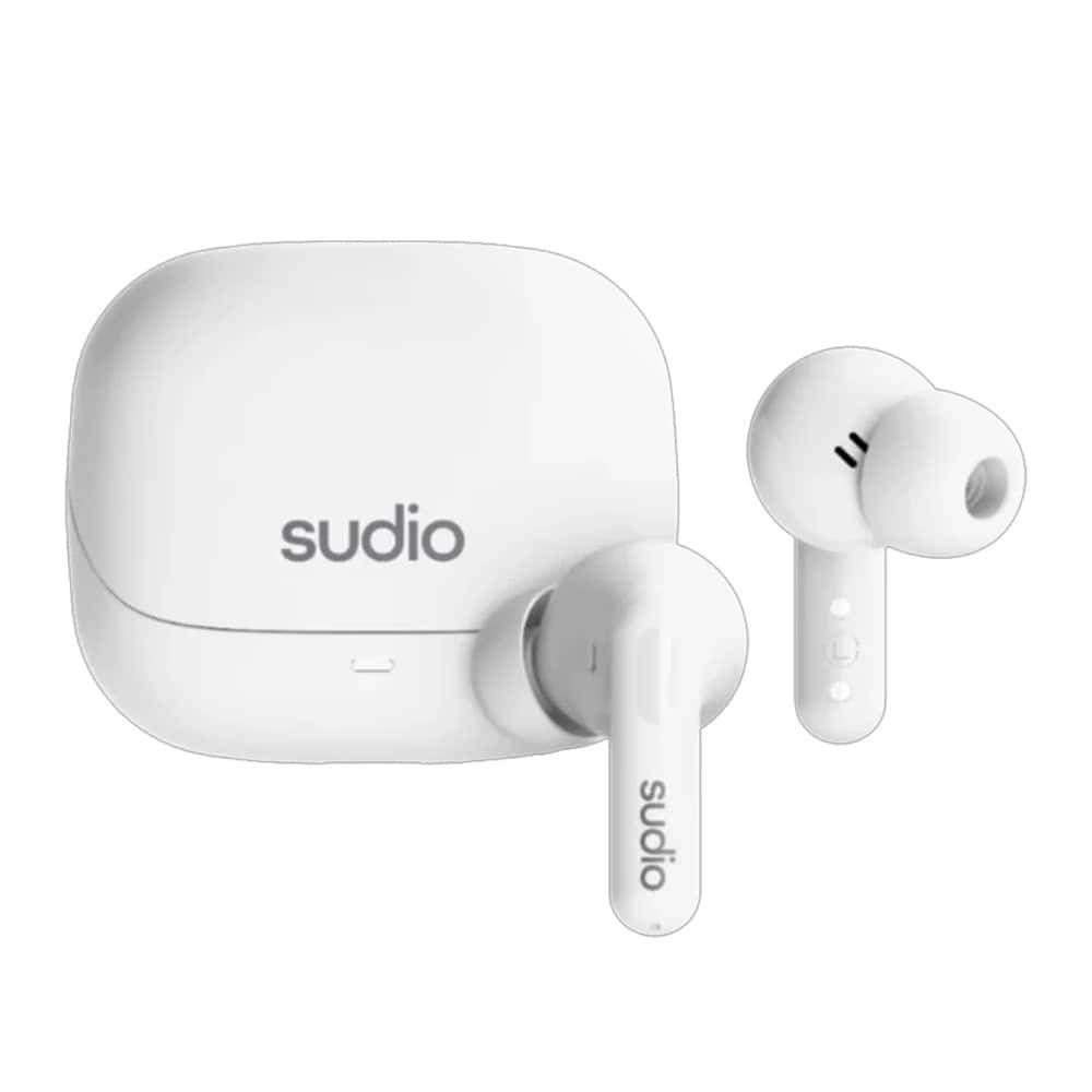 Sudio C8 In-Ear True Wireless Headset med ANC - Hvid.