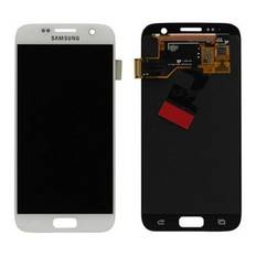 Samsung Galaxy S7 Original Skärm LCD Display Touch Glas - Vit