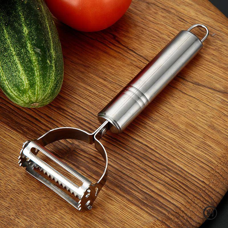 Stainless Steel Vegetable And Fruit Peeler, Potato And Cucumber Chopper And Slicer, Household Multifunctional Kitchen Cooking Accessories