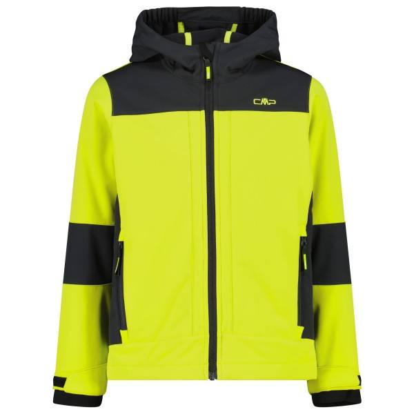 CMP Boy's Jacket Fix Hood Softshell Softshelljacka Barn Storlek 116 Färg gul