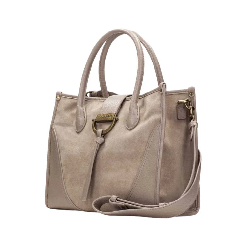 Hispanitas Marrakech Håndtaske - Tasker - Dame - Beige - ONE SIZE - Uld