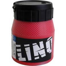 Linoleumssværte, rød, 250ml/ 1 ds.