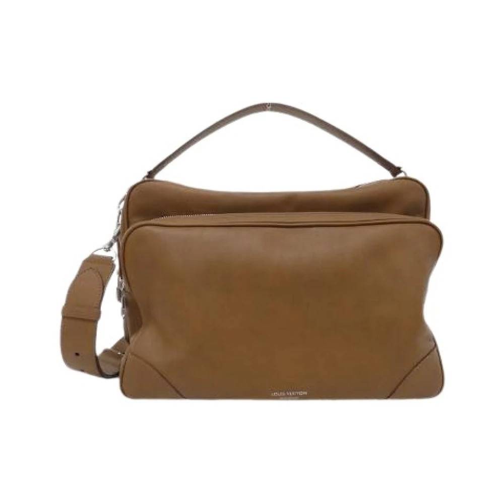Louis Vuitton Vintage Pre-owned Nile XL Calf Shoulder Bag - Vintage - Dame - Brun - ONE SIZE - Uld