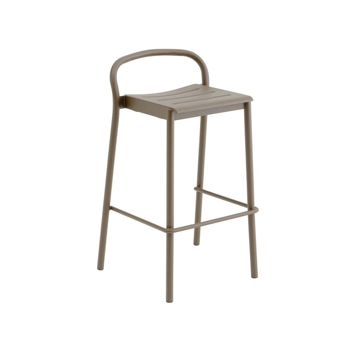 Muuto Linear Steel Bar Stol - Taupe / 65cm