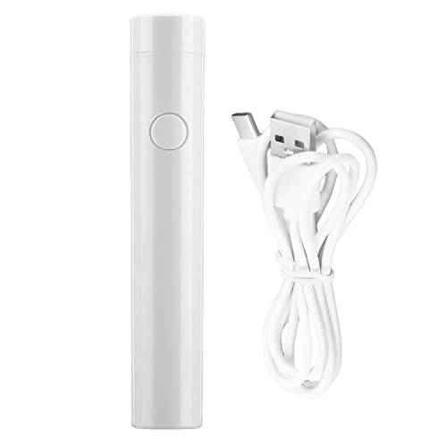 LED Nagellampa Penna, Portabel Mini UV LED Nagellamp Penna Form Snabbtorkande Nageltork, Vit Manikyr Fototerapi UV Nageltork, Idealisk för Single Finger
