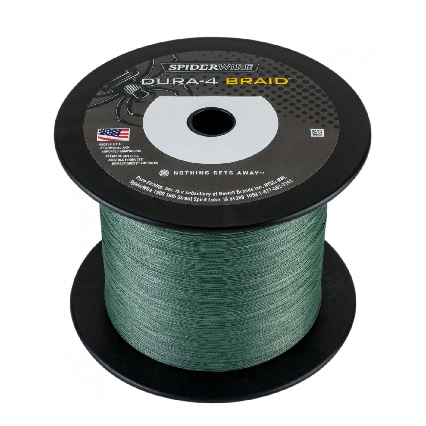 Påspoling af 150 meter Fletline ved hjulkøb - 0,17mm 15 kg.