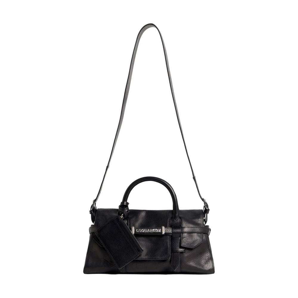 Dsquared2 Hbw0073 Skuldertaske - Tasker - Dame - Sort - ONE SIZE - Uld