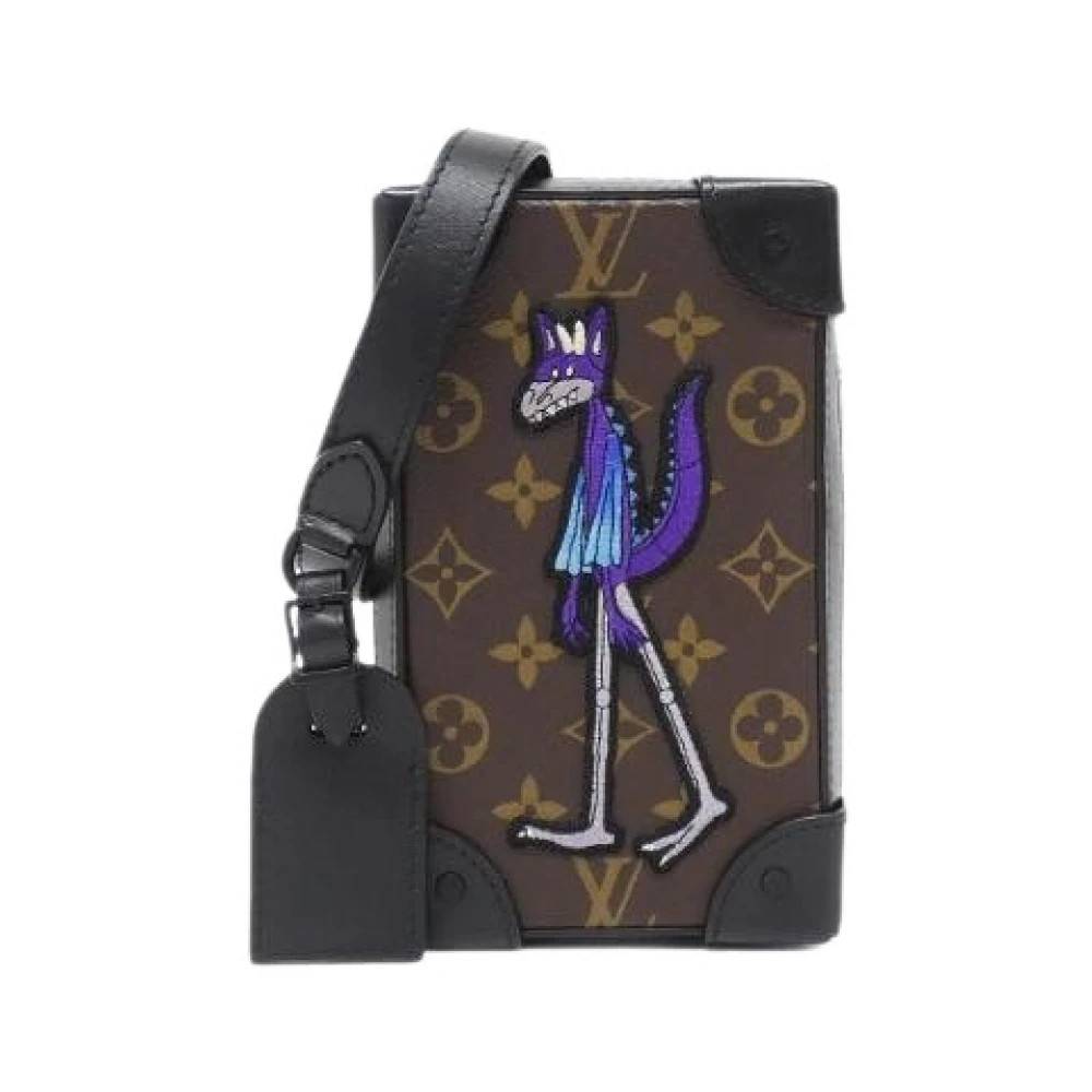 Louis Vuitton Vintage- - Pre-owned Monogram Soft Trunk Phone Box Axelväska Vintage - Dam- ONE Size-