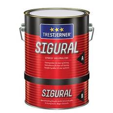 Jotun Trestjerner Sigural Epoxygulvmaling 22 Skygrå Inkl. Hærder - 1 L - Maling