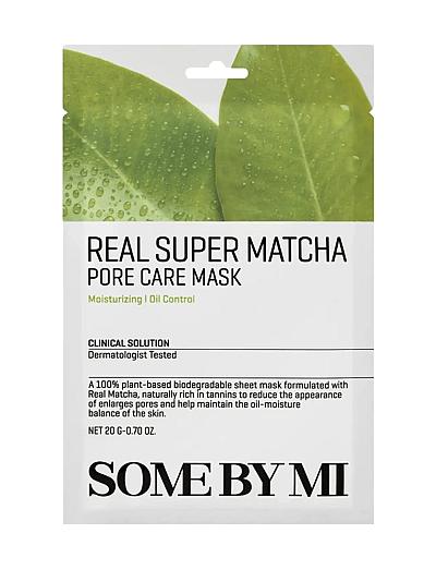 Some by Mi Real Super Matcha Pore Care Mask - Hudvård - CLEAR / undefined