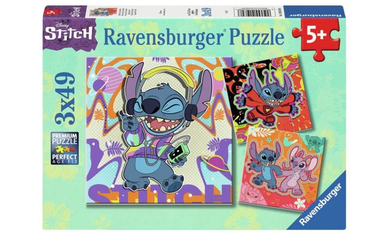 Ravensburger pussel - Disney Stitch 3x49 bitar Default Title