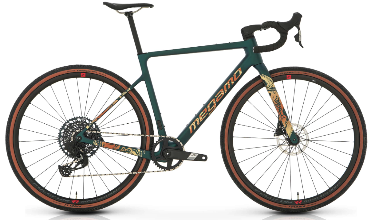 Megamo Silk 05 AXS 2025 - Sram Apex AXS 12sp - Fulcrum Rapid Red 300 - 084 / M / Blue (M)