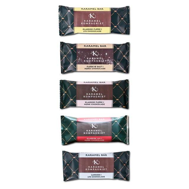 Karamel bar fra Karamel Kompagniet - Mørk chokolade