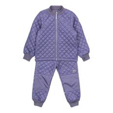 Mikk-Line, Kids , unisex, Lilla, 74 CM, Uld, Termosæt - Dusk - Reflekterende Detaljer