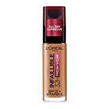 L'Oréal Paris make-up, vattentät och långvarig, flytande foundation med SPF 25, infaillible 32H Fresh Wear Makeup, nr 330 hasselnöt, 30 ml