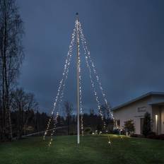 Flaggstångsslinga Gnosjö Konstsmide 5x100 Varmvit, L: 11 m