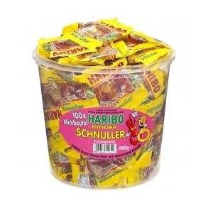 Miniposer Haribo - 100 stk. Napper/Vingummi sutter