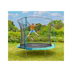 Trampolin med sikkerhedsnet Ø305 cm - Sort/Blå