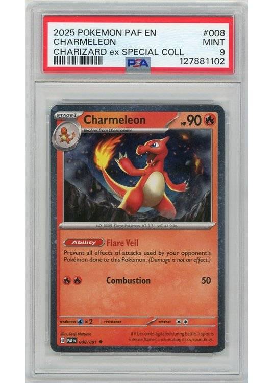 Charmeleon - Cosmos Holo - 008/091 - PSA 9.