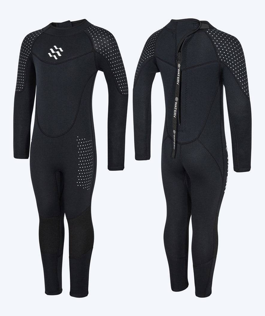 Watery våtdräkt för barn - Hedgehog (3mm) - Svart - Vätdräkt SUP / Surf / Kajak