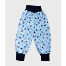 Waterproof Softshell Pants Baby Blue Puppies