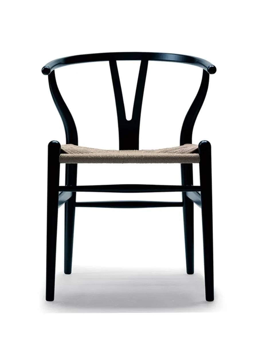 Y-stol CH24, sort bøg af Hans J. Wegner - Jacobsen Plus