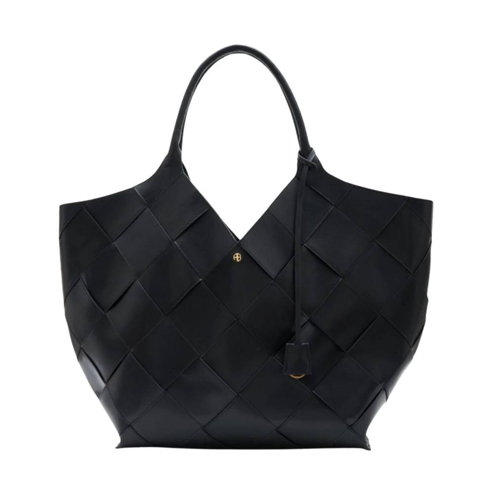 Anine Bing - Lili Tote Flätat Läder Väskor - Dam - ONE Size - Läder