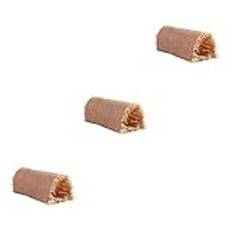 POPETPOP 3 St Hamstertunnel Kanin Hö Kanin Sover Kanin Tunnel Hamster Tillbehör Kanin Gömställe Leksak Kanin Hem Gerbil Leksaker Marsvinsburar Möss Kaninbur Linné Litet Husdjur Kaninbo