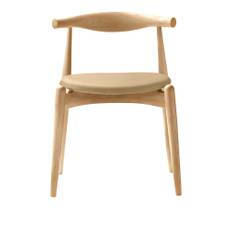 Carl Hansen - CH20, Klarlackad Ek, Lädergrupp C Sif - 90 - Matstolar - Hans J. Wegner - Träfärgad - Trä