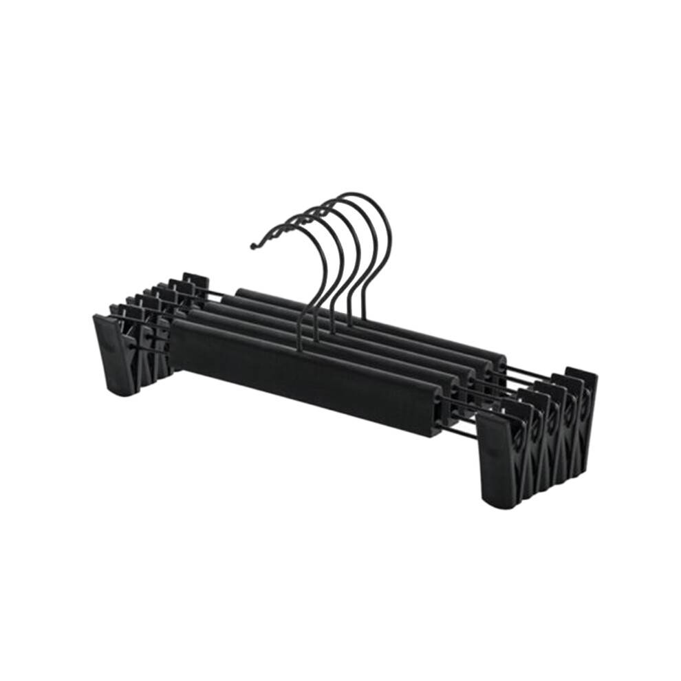 10PCS/SET Metal Pants Skirt Hangers Trouser Stand Holder with 2 Adjustable