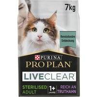 PURINA PRO PLAN LiveClear Sterilised Adult Turkey - Ekonomipack: 2 x 7 kg