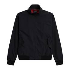 Fred Perry, Jacka, Herr, L, Bomull, Klassisk Harrington Jacka, Tillverkad i England - black (L)