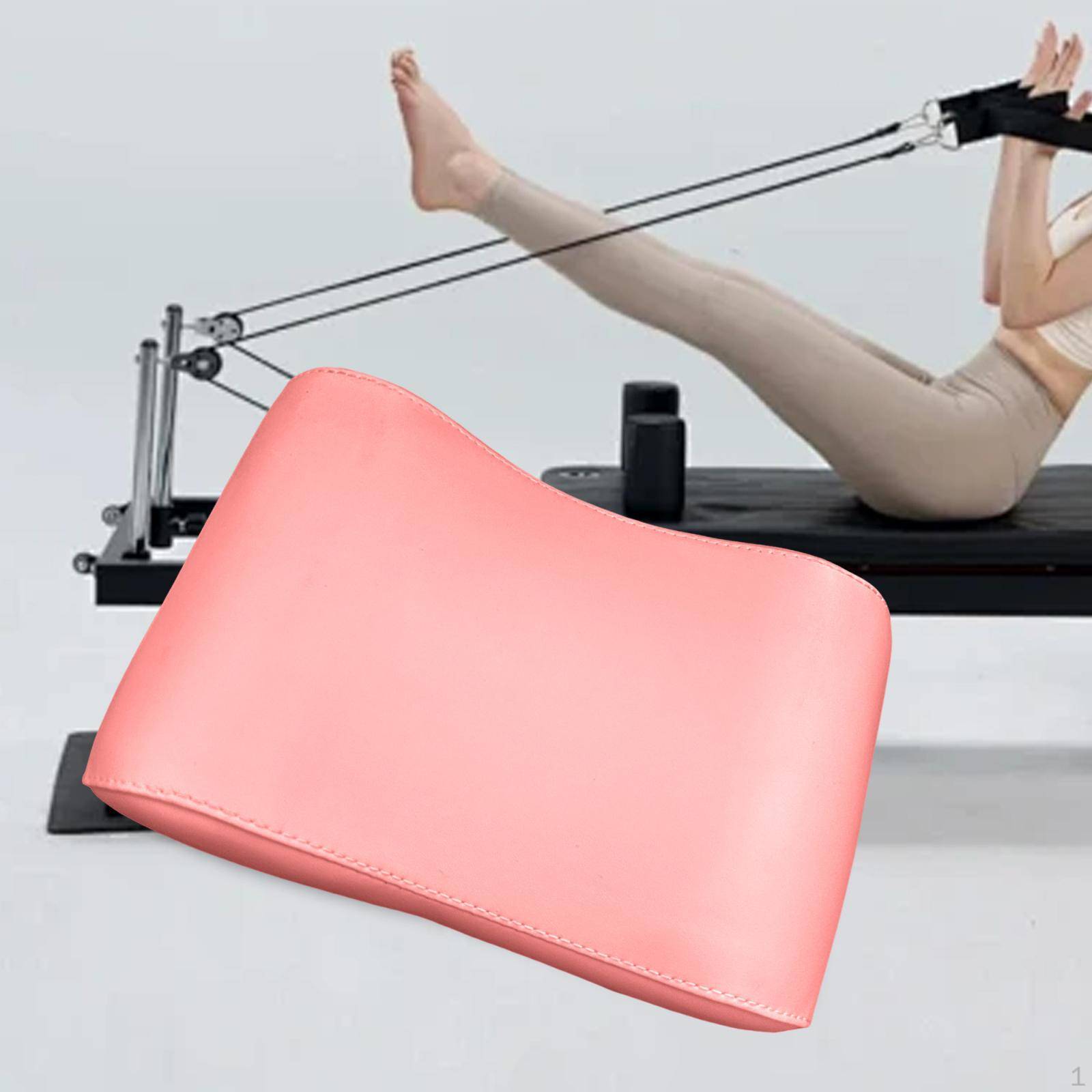 Pilates Stödkudde ,Yogamatta ,Förbättra Komfortutrustning ,Pilates Reformer ,Huvud- och Nackkudde rosa