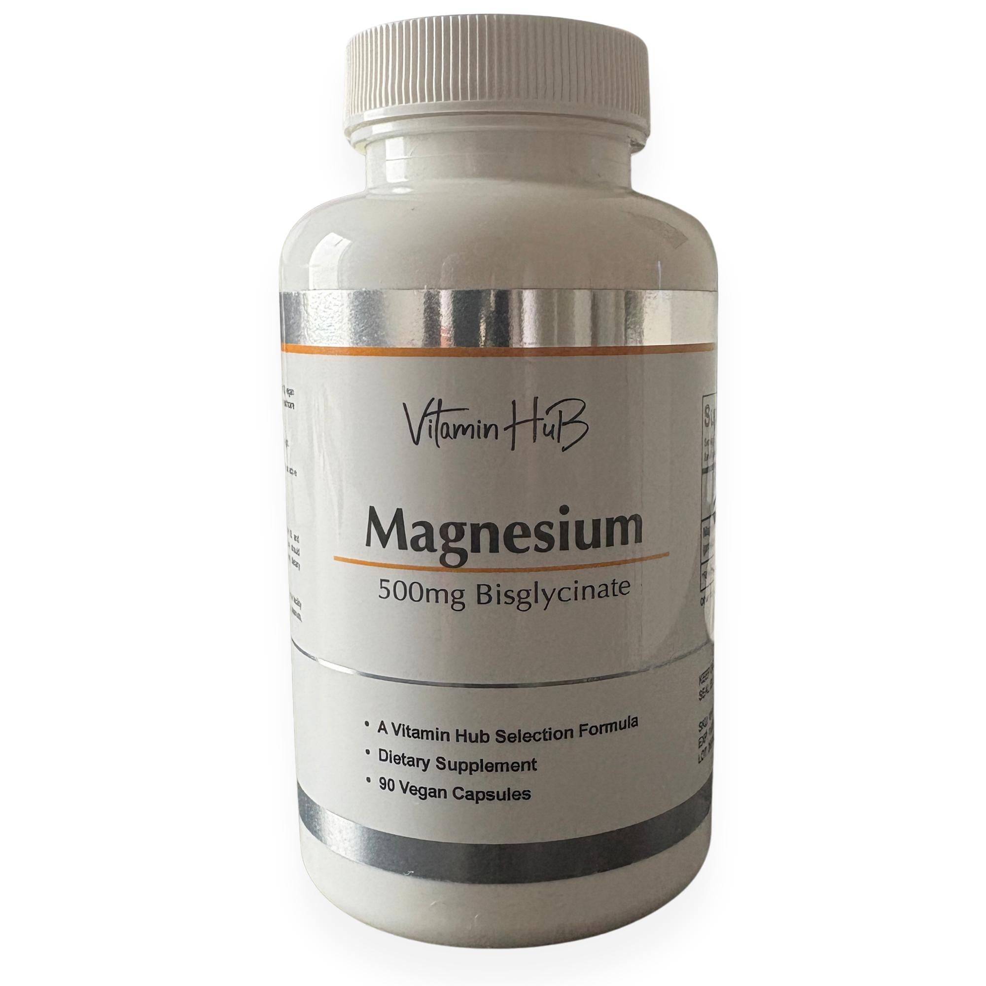 Magnesiumbisglycinat 500mg \ 90 Vegan kapslar