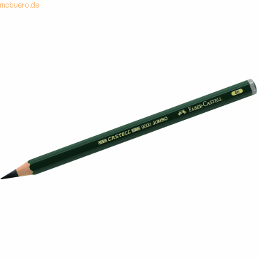 6 x Faber Castell Bleistift Castell 9000 Jumbo 8B
