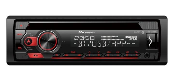 Pioneer DEH-S320BT, bilstereo med bluetooth och CD-spelare