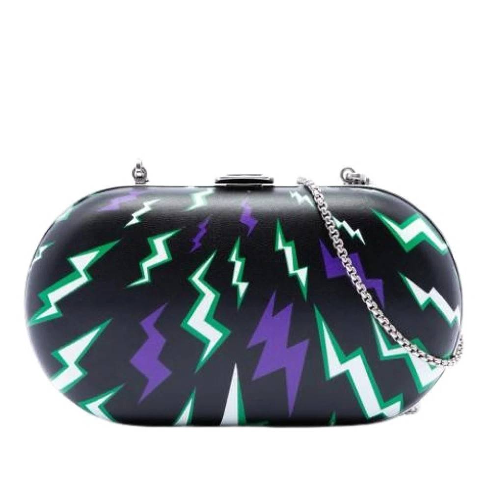 Prada Vintage - Pre-owned Printed Leather Crossbody Bag Vintage - Dam - ONE Size - Läder